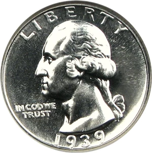 image for: 1939 25c NGC/CAC Proof 67