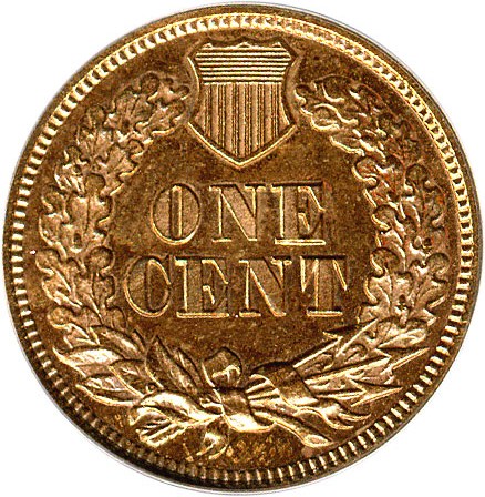 image for: 1868 1c  PCGS Proof 64 RD *Rotated Die*