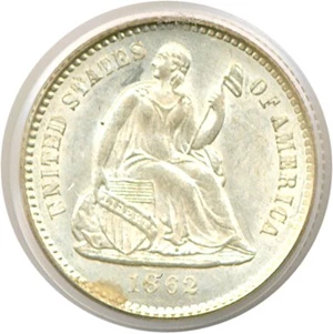 image for: 1862 H10c PCGS MS63 OGH