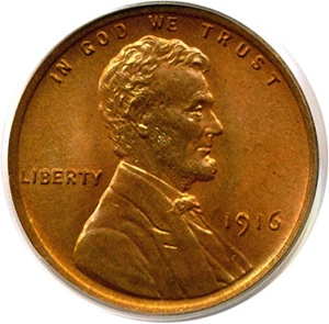 image for: 1916 1c PCGS MS67 RD ex: Walsh
