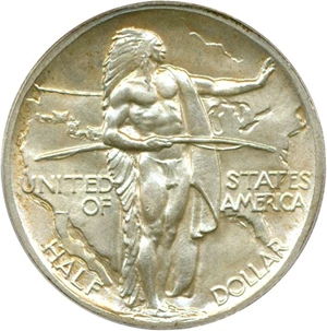 image for: 1938 50c Oregon PCGS MS66 OGH