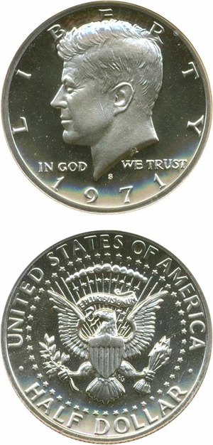 image for: 1971-S 50c NGC Proof 69 Cameo *Star*
