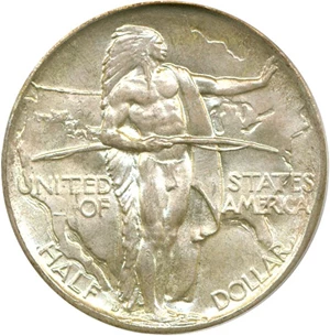 image for: 1937-D 50c Oregon PCGS MS66 OGH