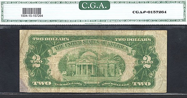 image for: Fr.1504 1928C $2  CGA F15 Restored [01102880A] *Star* 