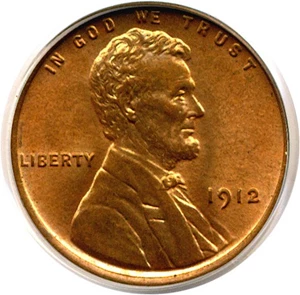 image for: 1912 1c PCGS MS66 RD OGH