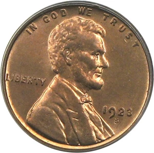 image for: 1923-S 1c PCGS MS65 RD ex: Joshua and Ally Walsh