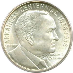 image for: 1936 50c Robinson PCGS MS66