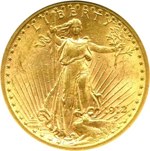 image for: 1912 $20 NGC MS61
