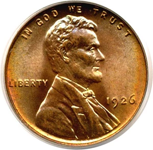 image for: 1926 1c PCGS MS67 RD ex: Walsh