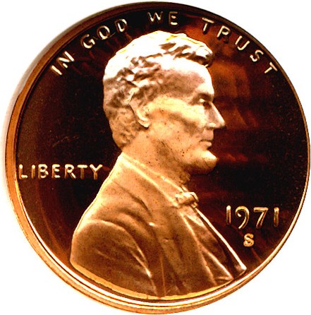 image for: 1971-S 1c  NGC Proof 68 RD Cameo *Star*