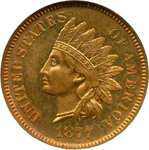 image for: 1877 1c NGC Proof 65 RB