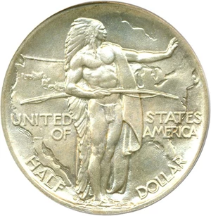 image for: 1936-S 50c Oregon PCGS MS64 OGH