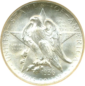 image for: 1936-D 50c Texas NGC MS66