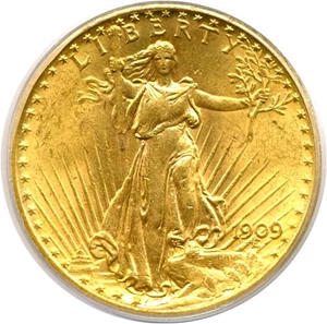 image for: 1909 $20 PCGS MS63
