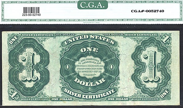 image for: Fr.223 1891 $1 Martha CGA AU50  [E38579183]