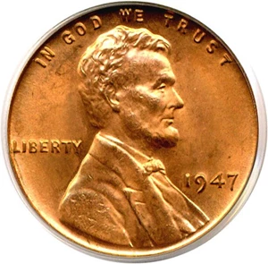image for: 1947 1c PCGS MS67 RD