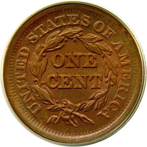 image for: 1851 1c PCGS MS65 RB