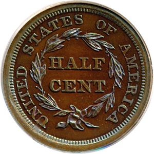 Braided Hair Half Penny Proof Values & Prices