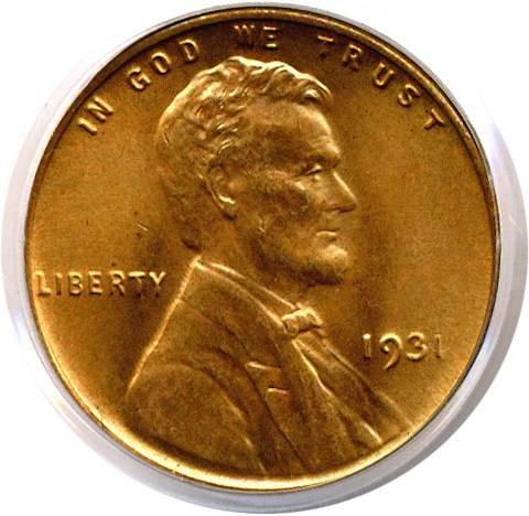 image for: 1931 1c  PCGS MS66 RD