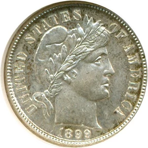 image for: 1899-S 10c NGC MS64