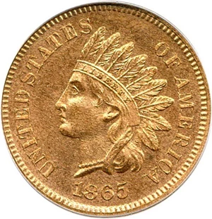 image for: 1865 1c PCGS Proof 64 RD