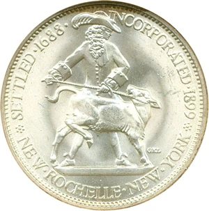image for: 1938 50c New Rochelle NGC MS66