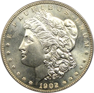 image for: 1902 $1 PCGS MS67 ex: NFL Set