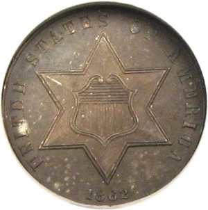 image for: 1862 3cS NGC Proof 67