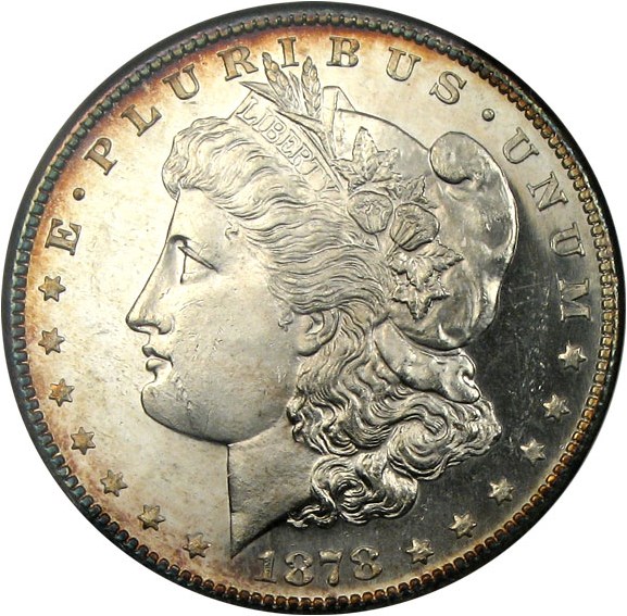 image for: 1878-S $1  NGC MS64 DMPL