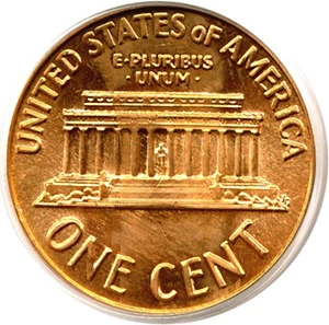 image for: 1971-D 1c PCGS MS66 RD