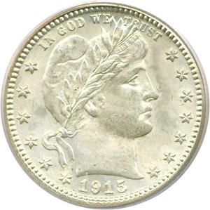 image for: 1915-D 25c PCGS MS65