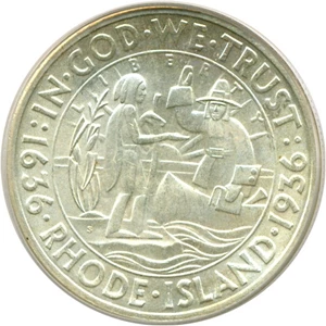 image for: 1936-S 50c Rhode Island PCGS MS64 OGH