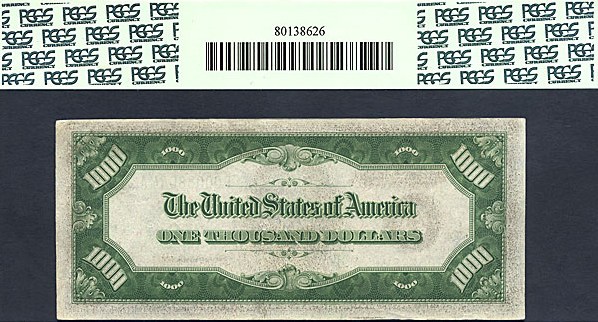 image for: Fr.2212F 1934A $1,000  PCGS VF35  [F00088044A]