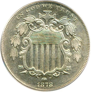 image for: 1878 5c PCGS Proof 66