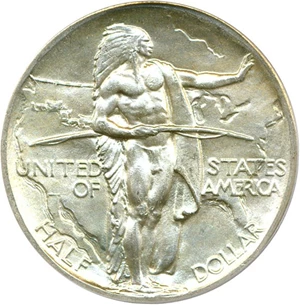 image for: 1938 50c Oregon PCGS MS65 OGH