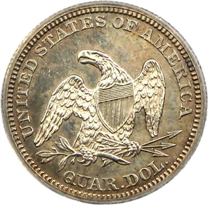 image for: 1862 25c PCGS Proof 63