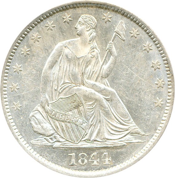 image for: 1844-O 50c  PCGS AU58 