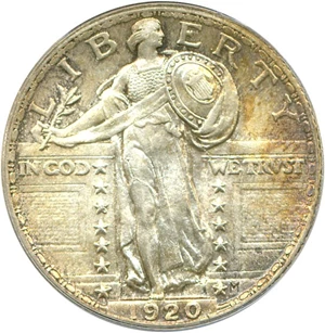image for: 1920 25c ANACS MS63