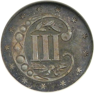 image for: 1864 3cS NGC Proof 65