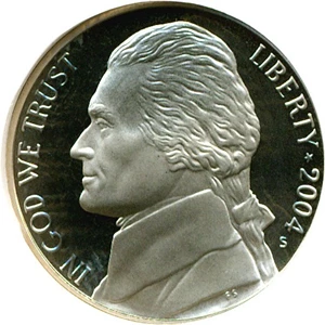 image for: 2004-S 5c Keel Boat NGC Proof 69 UCameo