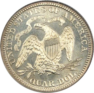 image for: 1886 25c ICG MS65