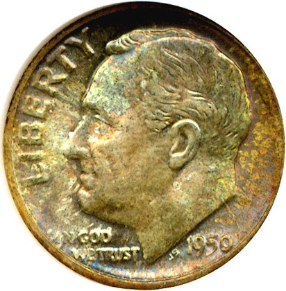 image for: 1950-S 10c  NGC MS67 