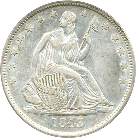 image for: 1843-O 50c  PCGS XF45 