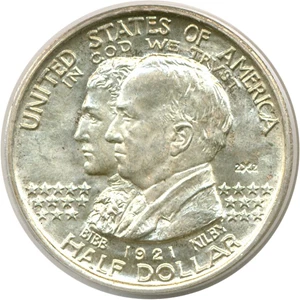 image for: 1921 50c Alabama 2x2 PCGS MS65