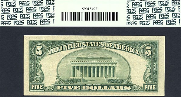 image for: Fr.1535 1953C $5  PCGS Gem CU66 PPQ  [C58748471A]