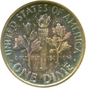 image for: 1952 10c NGC MS66 *Color*