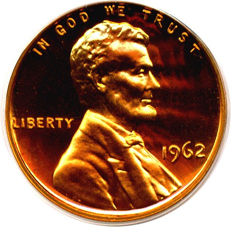 image for: 1962 1c  PCGS Proof 67 RD Cameo