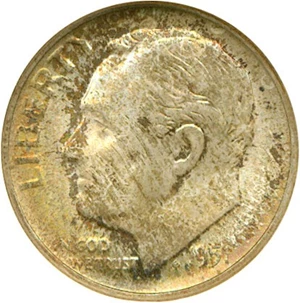 image for: 1951-S 10c NGC MS67