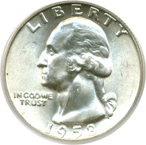 image for: 1958-D 25c PCGS MS66 ex: Omaha Bank Hoard