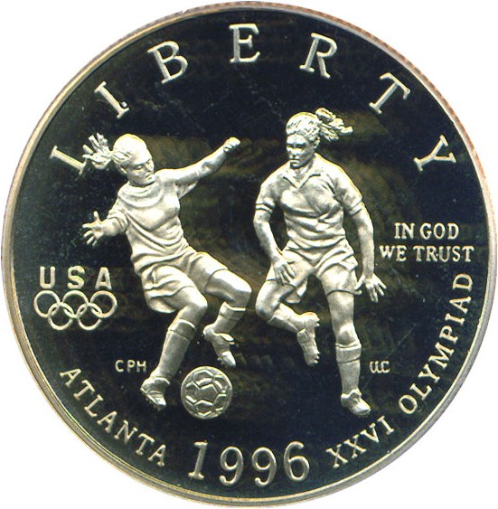 image for: 1996-S 50c Olympic Soccer PCGS Proof 69 DCameo